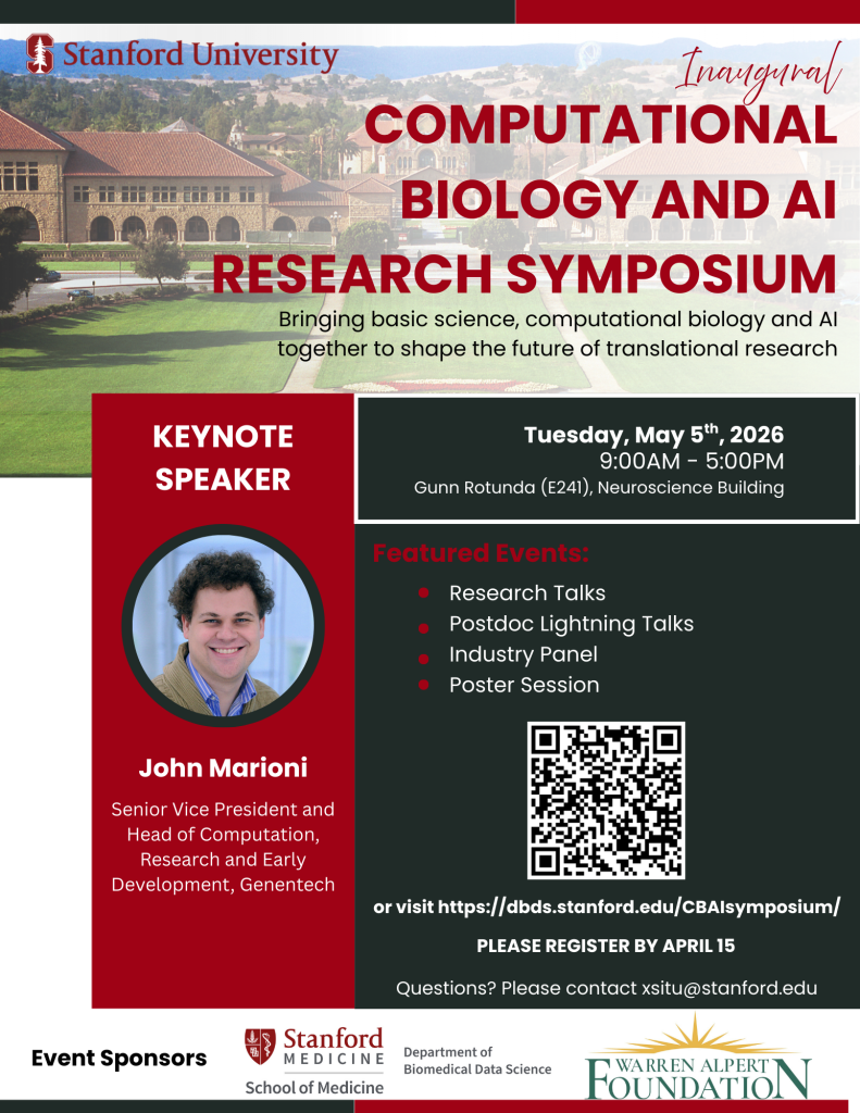 flyer for computational biology and ai symposium