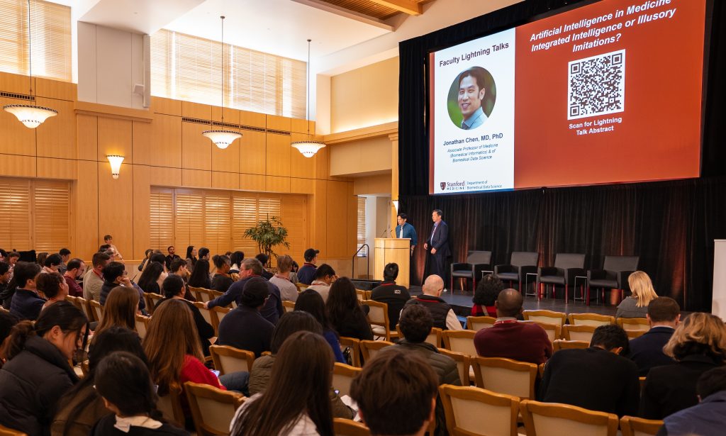 Jonathan Chen presents at the Stanford Department of Biomedical Data Science C&C 2026