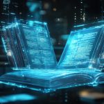 blue lit manuscript hoving