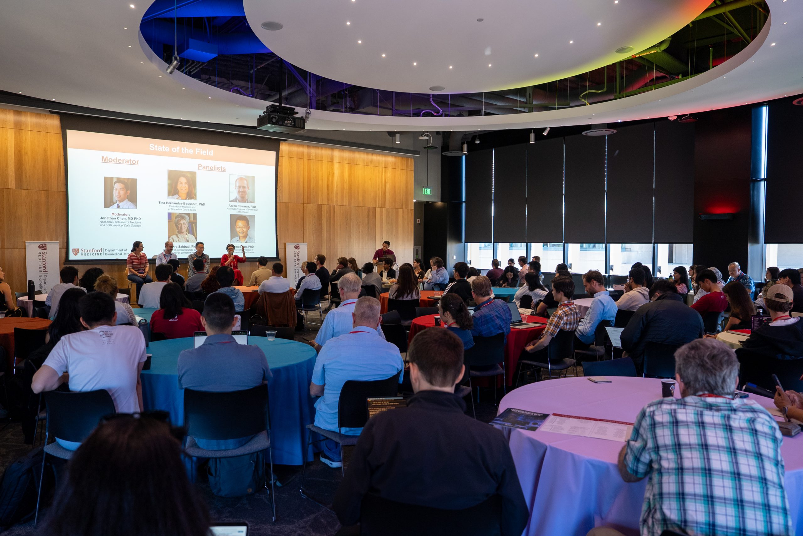 Audience at the State of the Field Panel at the 2026 DBDS Retreat